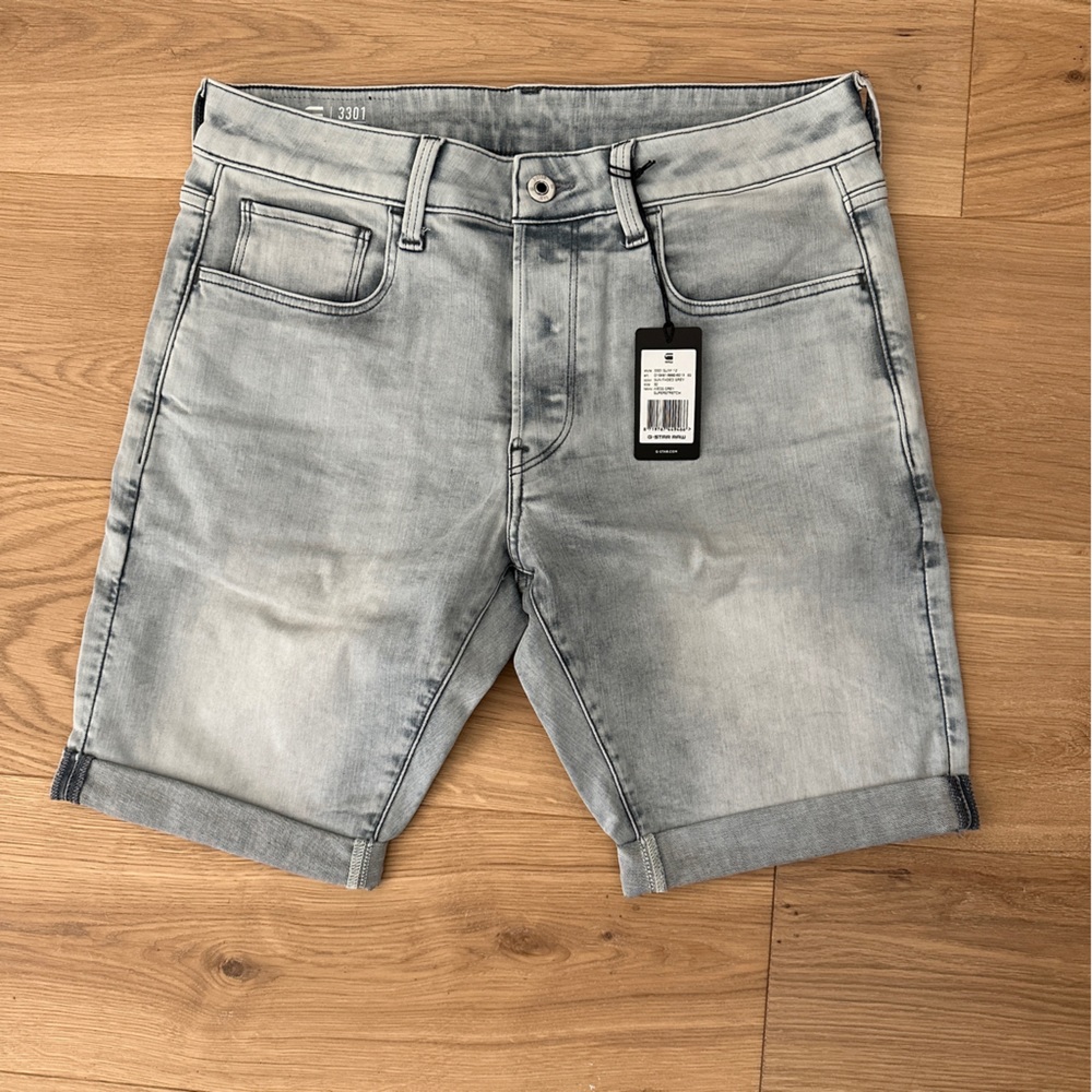 G Star Raw Jean Shorts 3301 in Size 32